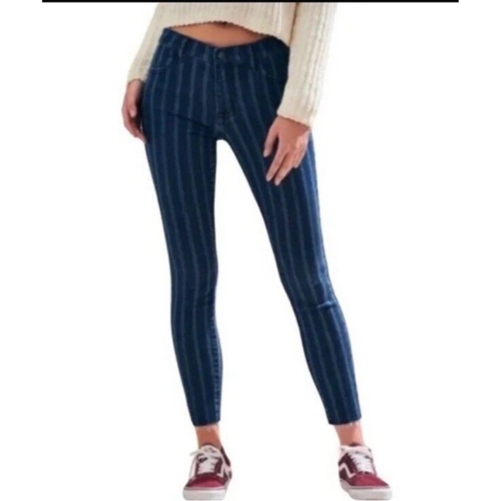 Pacsun pinstripe ankle jeggings size 27